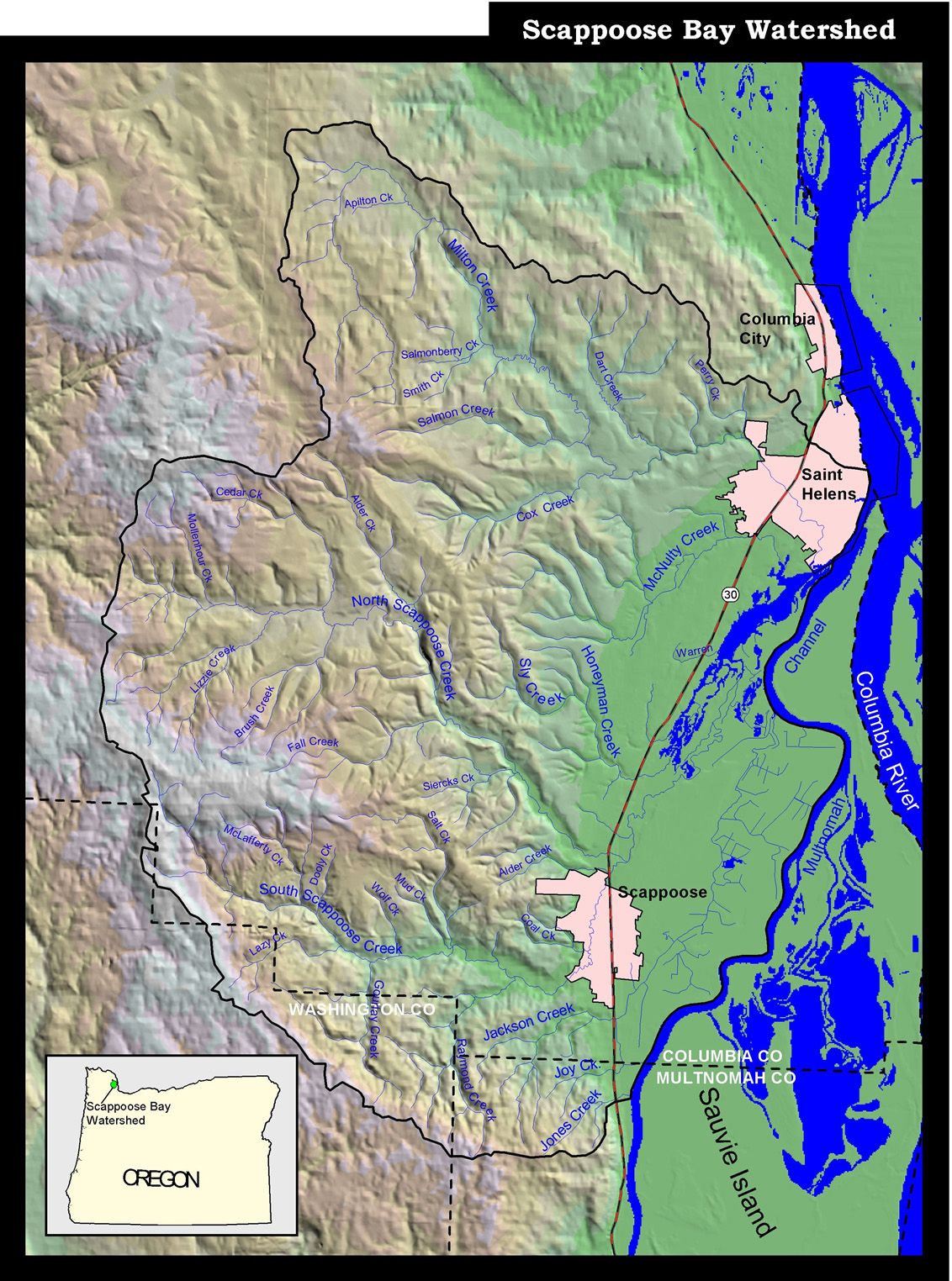 Scappoose Bay Watershed Working toward healthy communities and creeks
